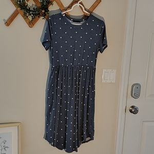 Polka dot t-shirt dress